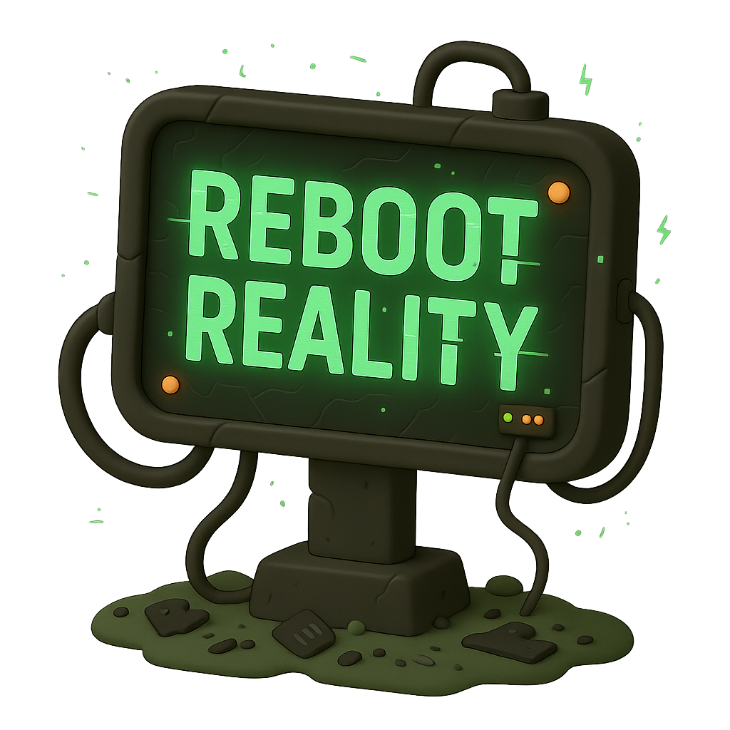 Reboot Reality sign